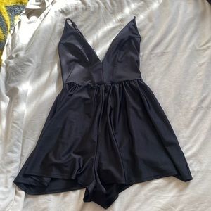 Urban Outfitters Black Disco Romper